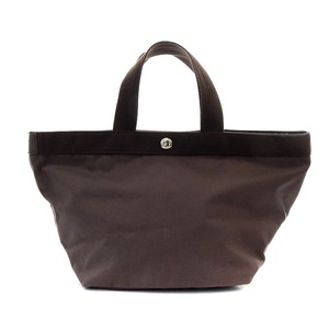 エルベシャプリエ Herve Chapelier 707C BASIC NYLON TOTE BAG M トートバッグ キャンバス 茶 ブラウン /AK3 レディース