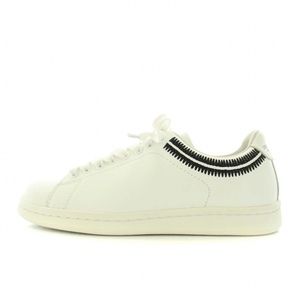  undercover UNDERCOVER 19AWgi The sneakers shoes leather race up embroidery XXS 23~23.5cm white white black UCX8F06 lady's 