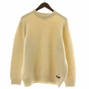 ボルコム VOLCOM LEDTHEM SWEATER クルーセータールーズフィット ニット 長袖 S アイボリー A0732201 /AQ レディース