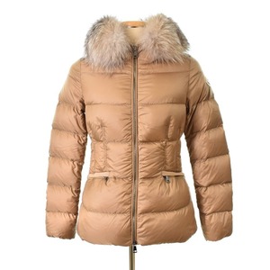 モンクレール MONCLER 20AW BOED GIUBBOTTO ダウンジャケット ブルーフロストフォックスファー 00 茶 ブラウン F20931A55202 C0229