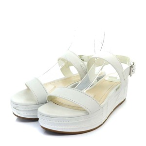 Кристиан Dior Christian Dior Kanage Sandal Platform Family Bess Кожа 38 25 см белый белый