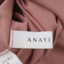 アナイ ANAYI 23AW リネン調ジレスタイルワンピース ロング ノースリーブ Vネック 36 ピンク /DO ■OS レディース_画像3