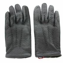 デンツ DENTS ペッカリーレザーグローブ 手袋 7.5 23cm 黒 ブラック 15-1043 /KU メンズ_画像2