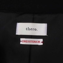 ドレステリア DRESSTERIOR × セロ thero. ウールコート ロング アウター 黒 ブラック /MI ■OS レディース_画像3