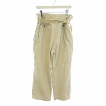 メゾンエウレカ MAISON EUREKA VINTAGE REWORK CHINOS 070 パンツ チノパン リメイク加工 F ライトベージュ /YM レディース_画像2