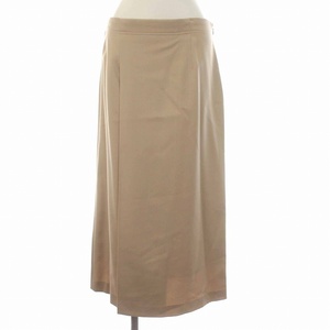  Ballsey BALLSEY Tomorrowland wool polyester bell tedo skirt long tight 40 L light beige /YM lady's 