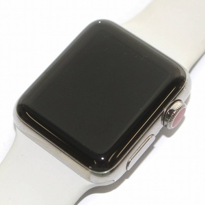 アップル Apple アップルウォッチ Apple Watch series3 38mm GPSモデル スマートウォッチ 腕時計 動作確認済み 白 ホワイト /DK その他
