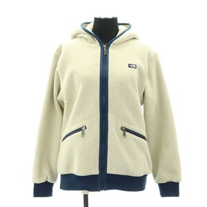 ザノースフェイス THE NORTH FACE アルマディラフルジップフーディ フリース ジャケット アウター M ライトベージュ 紺 ネイビー NAW71930