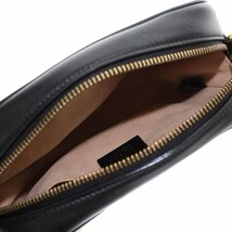 グッチ GUCCI GGマーモント キルティング ミニバッグ ショルダーバッグ 黒 ブラック 448065 /YI14 ■OH ■SH レディース_画像5