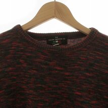 ザイタリアンセーター THE ITALIAN SWEATER CO ニット セーター 長袖 クルーネック ウール混 ヴィンテージ M マルチカラー ■GY18_画像4