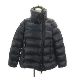 モンクレール MONCLER SALIX サリクス ダウンジャケット アウター ジップアップ ナイロン 1 紺 ネイビー /ES ■OS レディース