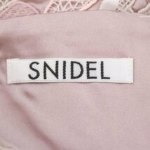 スナイデル snidel 21AW マーメイドレーススカート ロング 0 ピンク /MF ■OS ■SH レディース_画像3