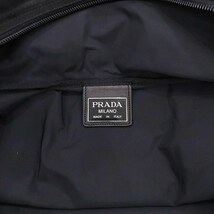 プラダ PRADA ボストンバッグ ハンドバッグ 旅行鞄 三角ロゴプレート 大容量 ナイロン イタリア製 ブラック 0225 メンズ_画像6