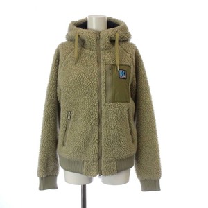 ヘリーハンセン HELLY HANSEN FIBERPILE THERMO HOODIE フリースジャケット ジップアップ ロゴ M ベージュ HOE51964