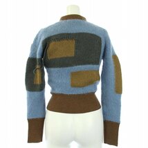 ラインヴァンド LEINWANDE Blocking Intarsia Polo ニット セーター 長袖 衿付き ショート丈 F マルチカラー 0222030506 /TK レディース_画像2