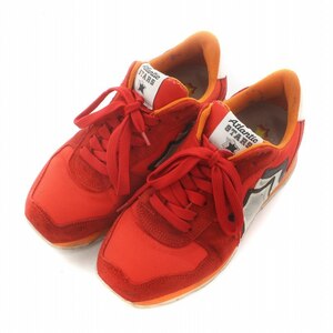  Atlantic Star zAtlantic Stars 19ss low sneakers shoes suede Italy made 39 24-24.5cm red red FR-85B