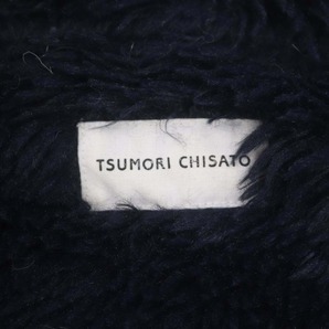 ツモリチサト TSUMORI CHISATO ウールジップアップジャケット ブルゾン アウター 2 紺 ネイビー /HS ■OS レディースの画像3