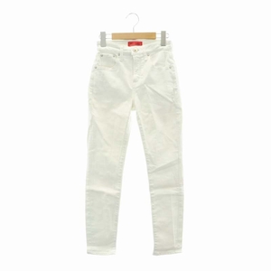  красный карта RED CARD Anniversary Highrise Denim брюки обтягивающий стрейч 21 белый белый /HK #OS женский 