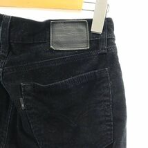 リーバイス Levi's BORROWED FROM THE BOYS コーデュロイパンツ スリム 24 黒 ブラック /HS ■OS レディース_画像5