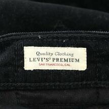 リーバイス Levi's BORROWED FROM THE BOYS コーデュロイパンツ スリム 24 黒 ブラック /HS ■OS レディース_画像3