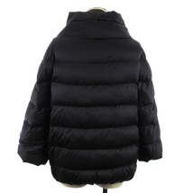 セオリー theory SUEDED PUFFER ダウン コート 01-6109100 ネイビー S ■GY11 レディース_画像3