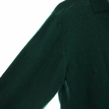クリスチャンディオール Christian Dior MONSUEUR ポロシャツ ヴィンテージ 長袖 ウール ニット 緑 グリーン /KQ メンズ_画像4