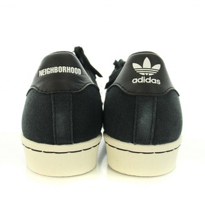 未使用品 adidas originals NEIGHBORHOOD SS80S NBHD CORE BLACK スニーカー スエード タグ付き US6 24.0cm 黒 GX1400 レディースの画像5