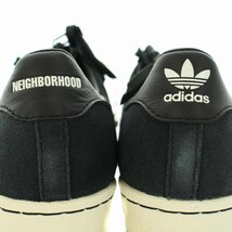 未使用品 adidas originals NEIGHBORHOOD SS80S NBHD CORE BLACK スニーカー スエード タグ付き US6 24.0cm 黒 GX1400 レディース_画像8