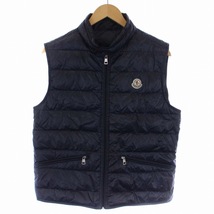 モンクレール MONCLER GUI GILET ダウンベスト ジャケット ジップアップ ロゴ ナイロン 2 M 紺 ネイビー /BM メンズ_画像1