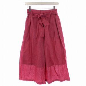 Неиспользованные Atsuro Tayama A /T Широкие брюки West Ribbon 36 S Pink /Bm Ladies