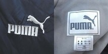 プーマ PUMA 中綿ジャケット ジップアップ スタンドカラー 裏起毛 ボア 切替 ロゴ刺繍 160 紺 ネイビー /CT キッズ_画像6