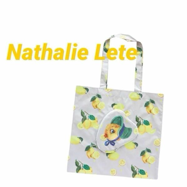 Nathalie Lete Face bag Chick ナタリーレテ　新品　トートバッグ　アヒル　エコバッグ　ショッピングバック