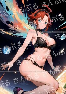 0or [おまけあり] 機動戦士ガンダム 水星の魔女 スレッタ マーキュリー 同人ポスター A4サイズ 光沢 高品質 イラスト アート 水星ちゃん