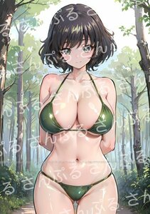 0y2 [おまけあり] ガールズ&パンツァー 秋山優花里 同人ポスター A4サイズ 光沢 高品質 イラスト アート アニメ ガルパン あきやまゆかり