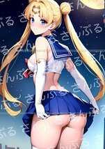 0m8 [おまけあり] 美少女戦士セーラームーン 月野うさぎ 同人ポスター A4サイズ 光沢 高品質 イラスト アート アニメ 漫画 セラムン つきの_画像1