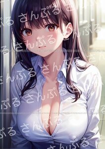 0h3 [おまけあり] 僕の心のヤバイやつ 山田杏奈 同人ポスター A4サイズ 光沢 高品質 イラスト アート アニメ 美少女 制服 JK 僕ヤバ