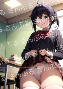 0ty [おまけあり] 中二病でも恋がしたい! 小鳥遊六花 同人ポスター A4サイズ 高品質 イラスト アート アニメ 中二恋 中恋 たかなしりっか