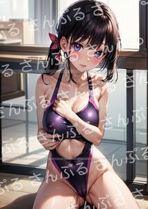 0kk [おまけあり] 鬼滅の刃 栗花落カナヲ 同人ポスター A4サイズ 光沢 高品質 イラスト アート アニメ 美少女 漫画 つゆりかなを カナオ