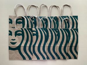 * free shipping * start ba paper bag 10 sheets shop sack shopa- shopping bag set sale STARBUCKS Starbucks 