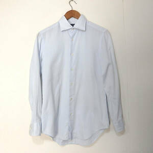 【送料無料】メーカーズシャツ鎌倉ドレスシャツ/水色　淡い　３７－８１　MAKER'S SHIRT KAMAKURA