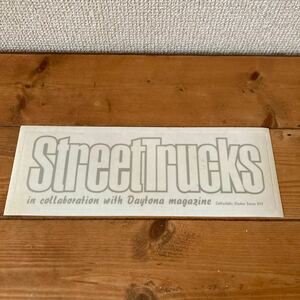 STREET TRUCKS ステッカー デカール　当時物 雑誌付録　ストリート トラックス　デイトナ マガジン