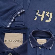 AＡ5293 ハイドロゲン HYDROGEN ポロシャツ M 肩幅43 メール便可 xq_画像4