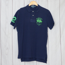 AＡ5451 ラルフローレン POLO Ralph Lauren ポロシャツ 半袖 M 肩幅44 ラガー メール便可 xq_画像2