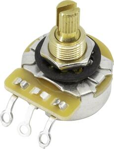 ポット Potentiometer - CTS, Linear, Knurled Shaft, 3/8'' Bushing, B500 kΩ [送料170円から 同梱可]