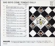 即：SALLY / サリー 「 BAD BOYS COME TONIGHT(夜をぶっとばせ!) 」CD/84年_画像2