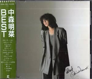 即：中森明菜 「 BEST 」CD/シール帯 