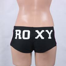 U7684★ROXY 水着 ボトム ビキニ パンツ レディース Lサイズ 女子 ブラック 黒 水泳 スイムショーツ スイミング プール ビーチ 海_画像1