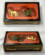 ビンテージ 古い物 Preiser 30452 HO/1:87 プライザー 屋根付馬車 ジオラマ 模型 人形 ミニフィギュア 未使用 used 経年保管現状品_画像5