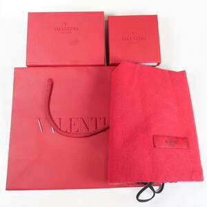 中古品★VALENTINO GARAVANI ヴァレンチノ 空き箱 紙袋 布袋 4種セット