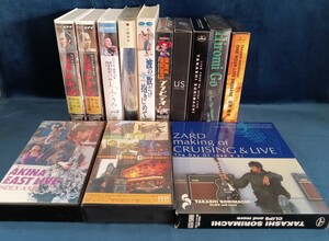 ビデオテープ　VHS　14本セット まとめ売り 中森明菜　反町隆史 郷ひろみ KinKi Kids　大河 ZARD 川中美幸　波の数だけ抱きしめて 小柳ゆき